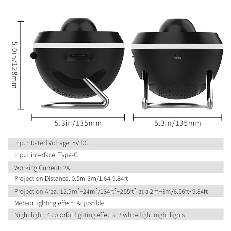 Rotating Planetarium Galaxy Projector